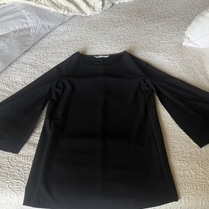 Zara Black Long Sleeve Dress